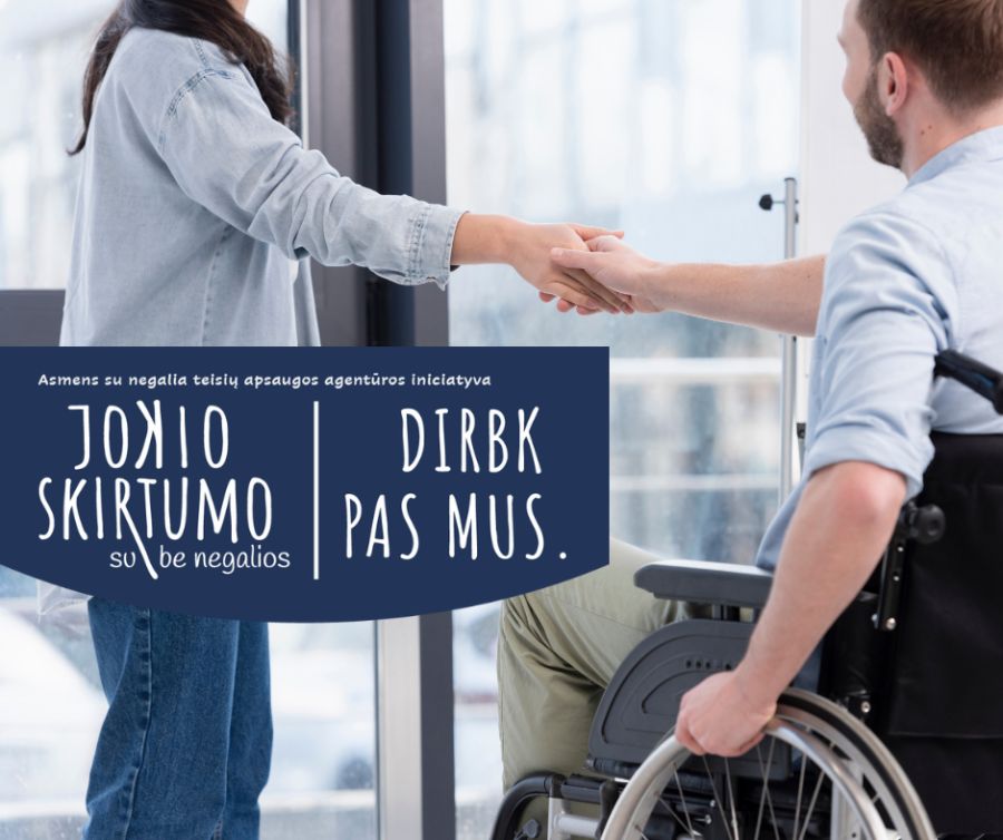 Klaipėdos medicininės slaugos ligoninė jungiasi prie iniciatyvos „Jokio skirtumo, su ar be negalios. Durys atviros visiems“